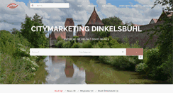 Desktop Screenshot of citymarketing-dinkelsbuehl.de