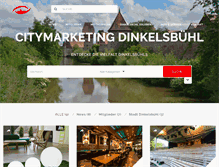 Tablet Screenshot of citymarketing-dinkelsbuehl.de